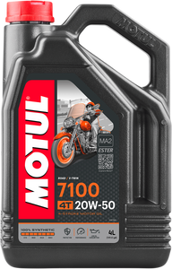 7100 4T Synthetic Oil - 20W-50 - 4 L - Lutzka's Garage