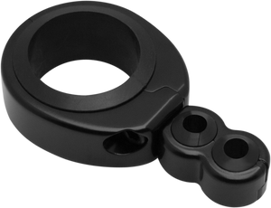 Cable Clamp - Dual - 1-1/4" - 1-1/2" Mounting Diameter - Black - Lutzka's Garage