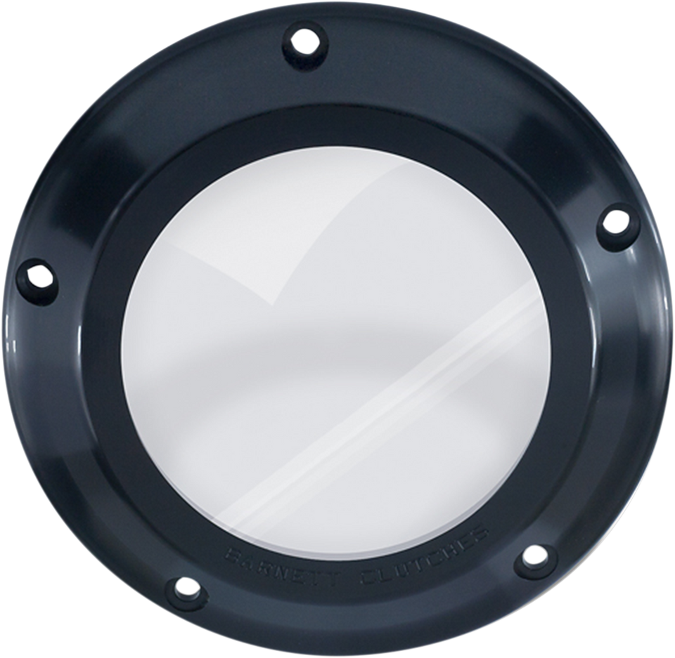 Derby Cover - Black/Clear - 07-18 Big Twin