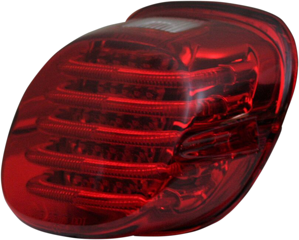 Taillight - with License Plate Illumination Window - Red - Lutzka's Garage