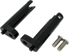 Passenger Footpeg Mount - Black - Lutzka's Garage