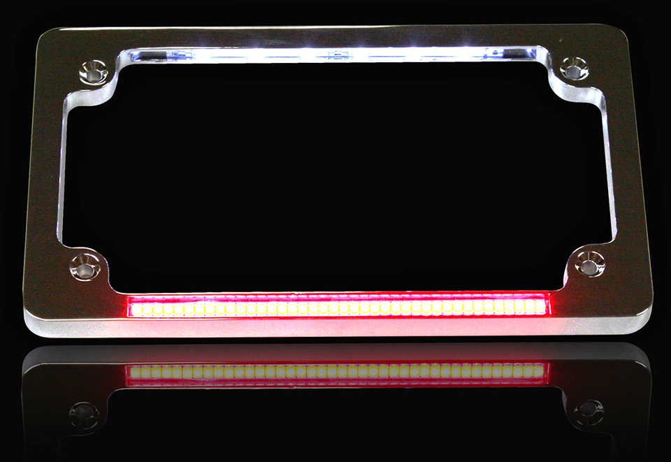 Dual License Plate Frame - Chrome - Lutzka's Garage