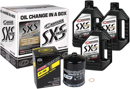 SXS Synthetic Oil Change Kit - Polaris - 10W-50