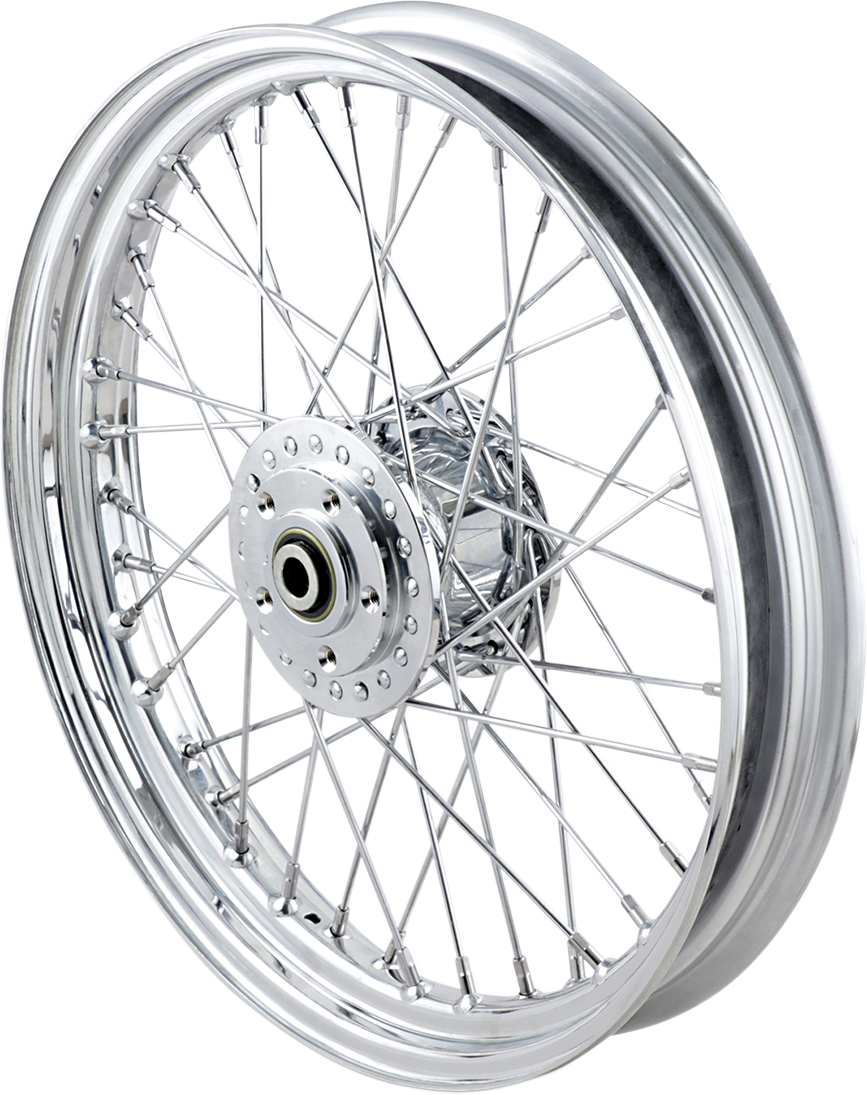 Front Wheel - Dual Disc/No ABS - Chrome - 19