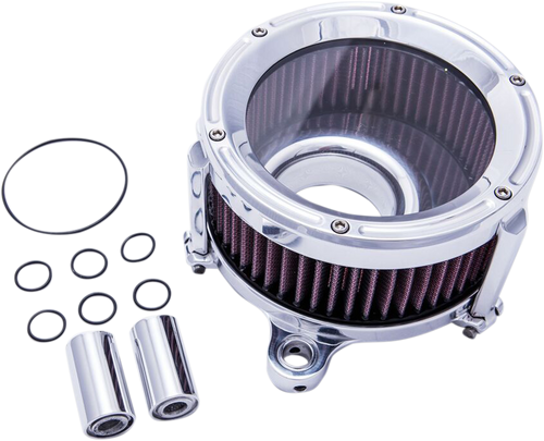 Assault Air Cleaner - Chrome - 17+ FL - Lutzka's Garage