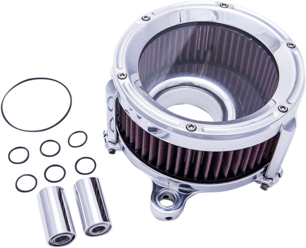 Assault Air Cleaner - Chrome - 17+ FL - Lutzka's Garage