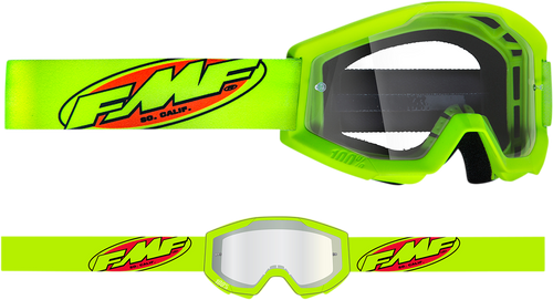 Youth PowerCore Goggles - Core - Yellow - Clear - Lutzka's Garage