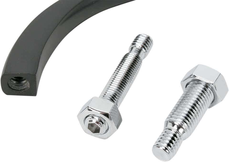 Oval Mirror - Black - Right - Lutzka's Garage