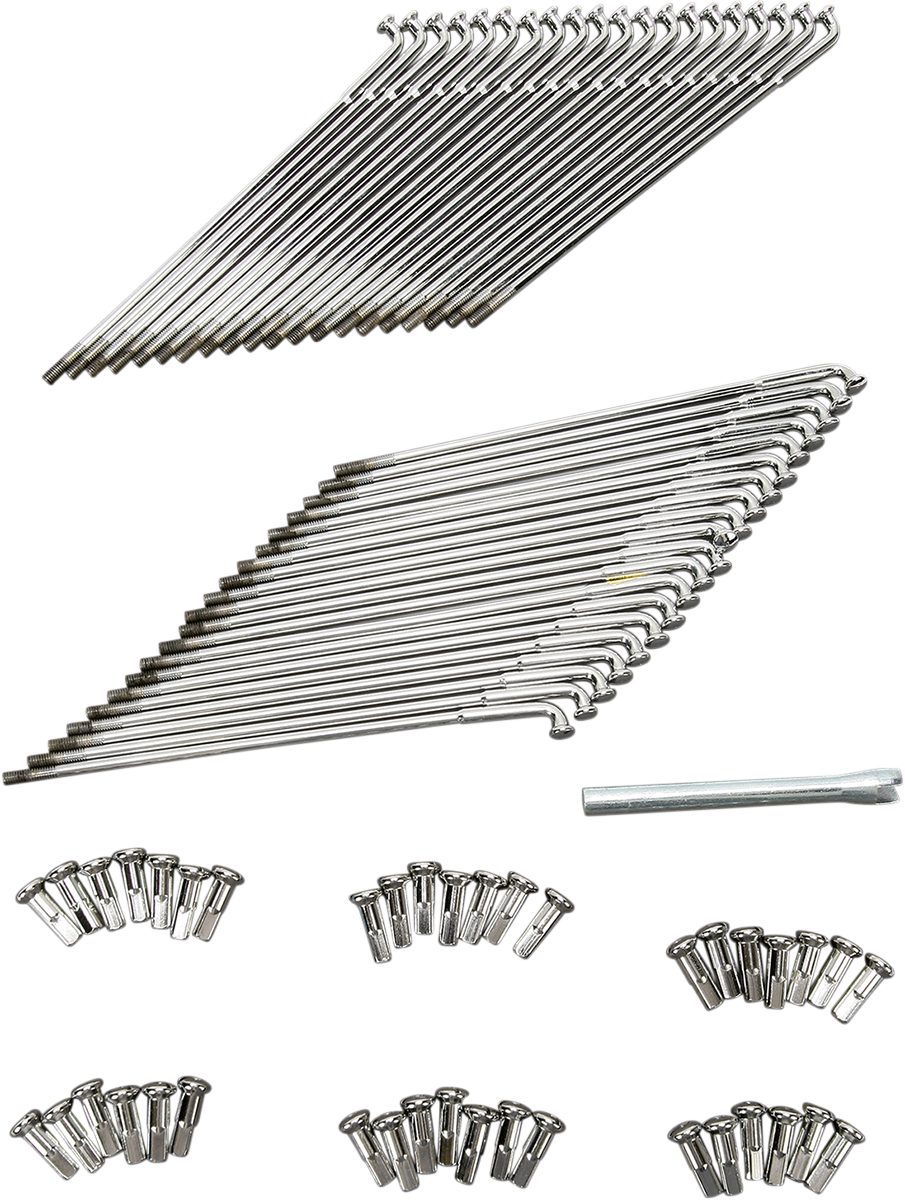 Spoke Set - Front - Chrome - 8-1/4