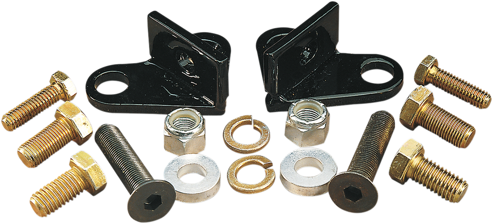 Rear Lowering Kit - Black - Lowers 1" - 85-96 FLT - Lutzka's Garage