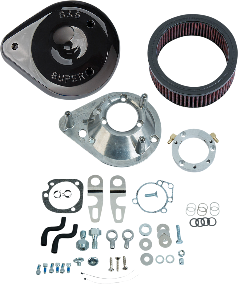 Teardrop Air Cleaner - Black - XL - Lutzka's Garage