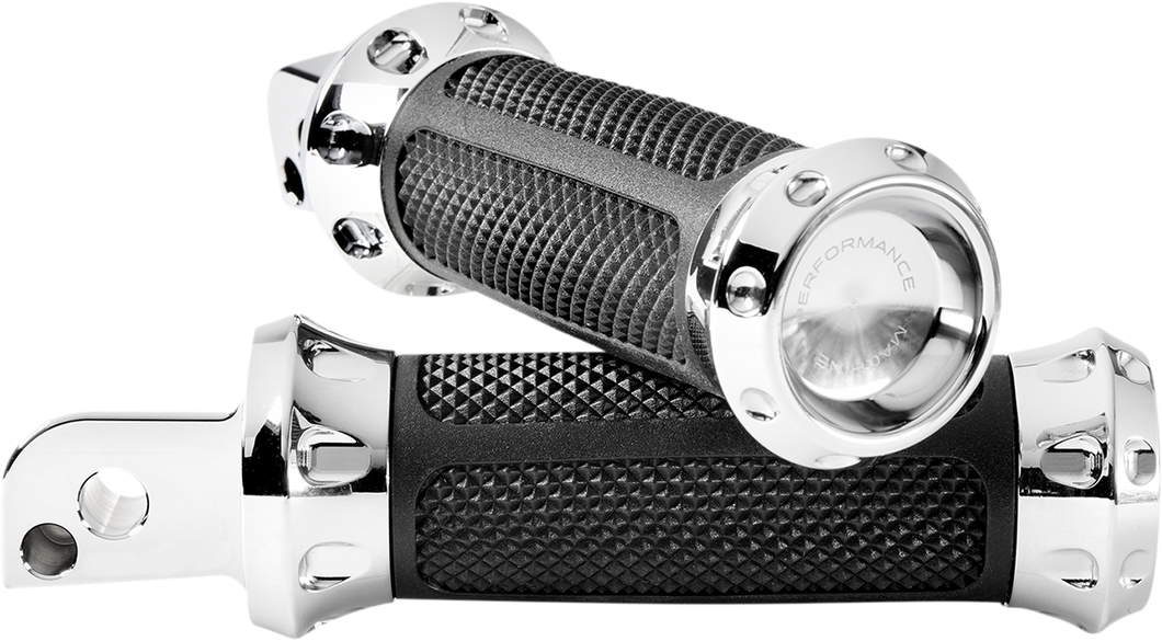 Over Drive Footpeg - M8 - Passenger - Chrome - Lutzka's Garage