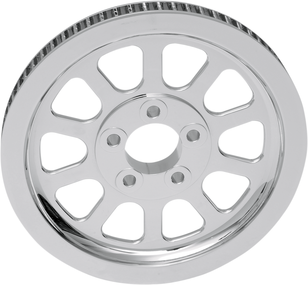 Chrome Rear Pulley - 66-Tooth - Lutzka's Garage