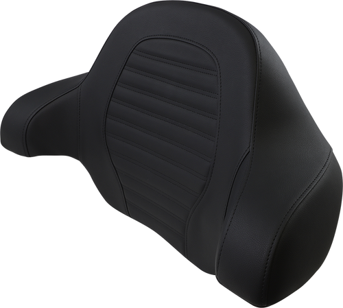 Tour-Pak® Backrest Pad - Roll Pleat Slim Seat - Black - Lutzka's Garage