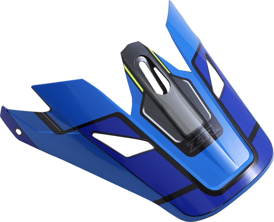 Rise Visor Kit - MC - Blue/Hi-Viz - Lutzka's Garage