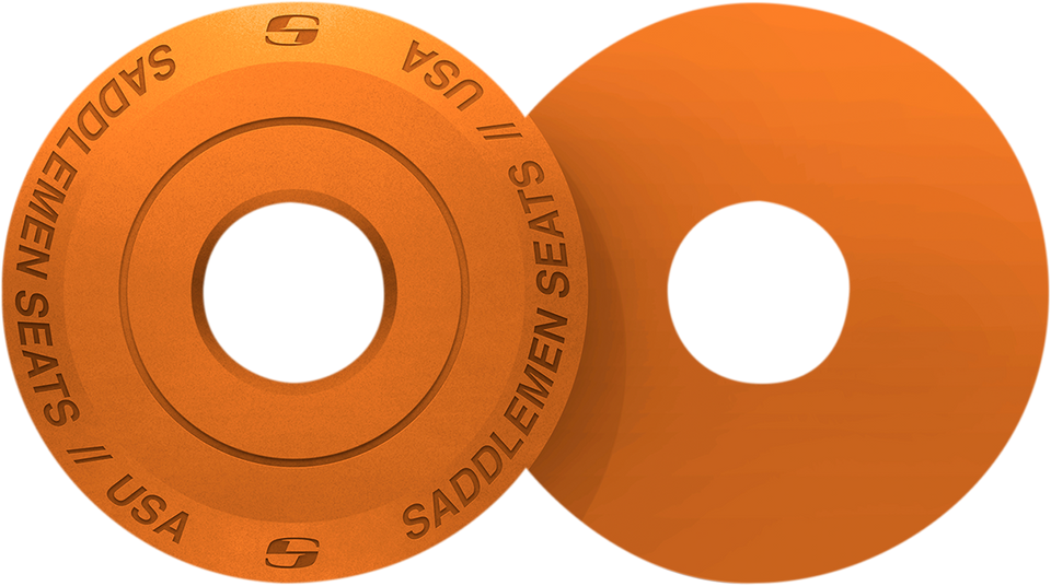 Fender Seat Washer - Orange - Lutzka's Garage