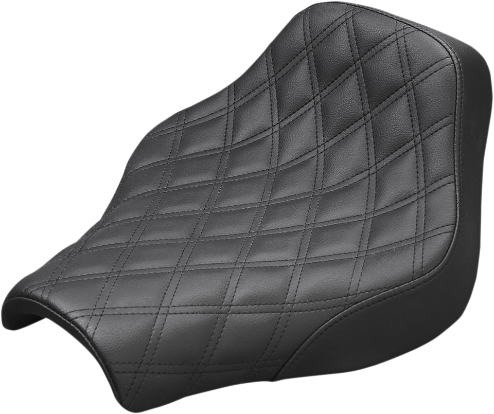 Renegade Solo Seat - Lattice Stitched - Black - Lutzka's Garage