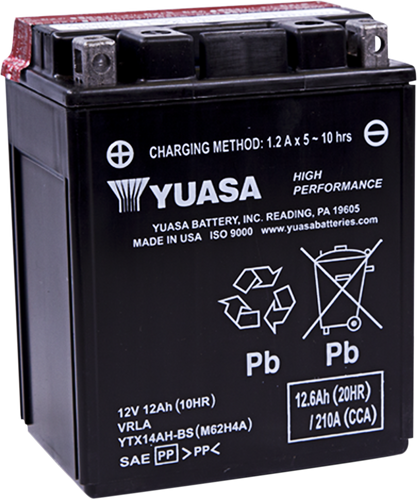 AGM Battery - YTX14AH-BS .66 L