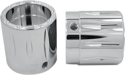 Front Axle Nut Cover - Chrome - Rival - 1