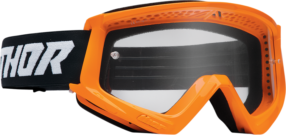 Combat Goggles - Racer - Flo Orange/Black - Lutzka's Garage