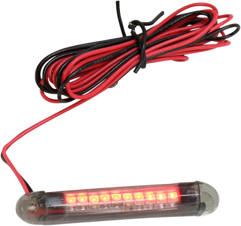 TruFLEX® LED Strip - 2.2" - Red/Smoke - Lutzka's Garage