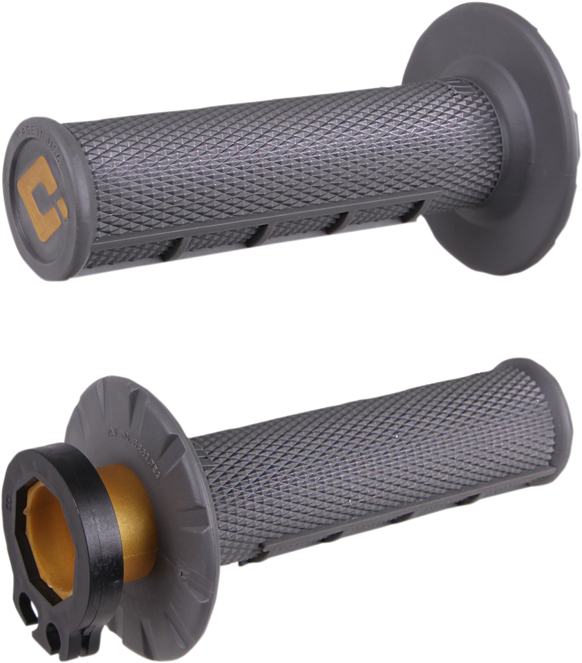 Grips - MX - Half Waffle - Soft Gray