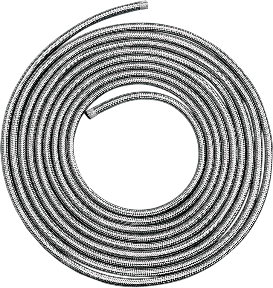 Braided Oil/Fuel Line - Stainless Steel - 1/4" - 3 - Lutzka's Garage