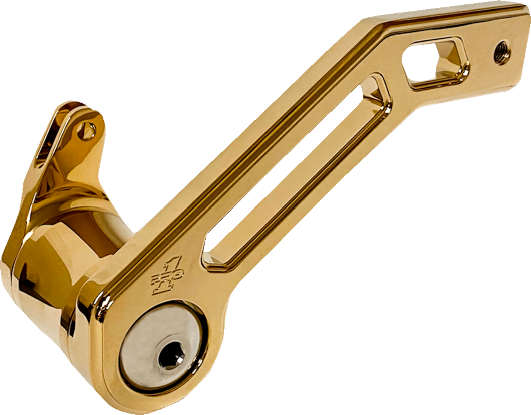 Touring T-Rex Shorty Brake Arm - Gold - 08 -13 FL - Lutzka's Garage
