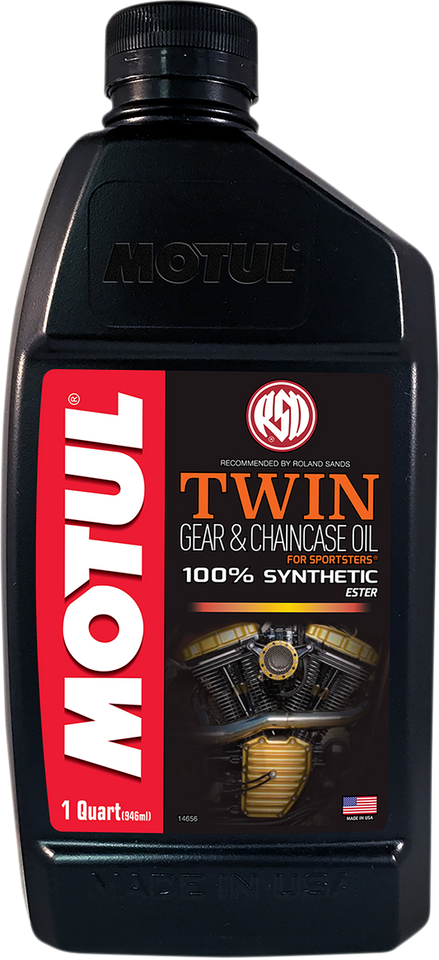 V-Twin  Synthetic Gear & Chaincase Oil - 1 U.S. quart