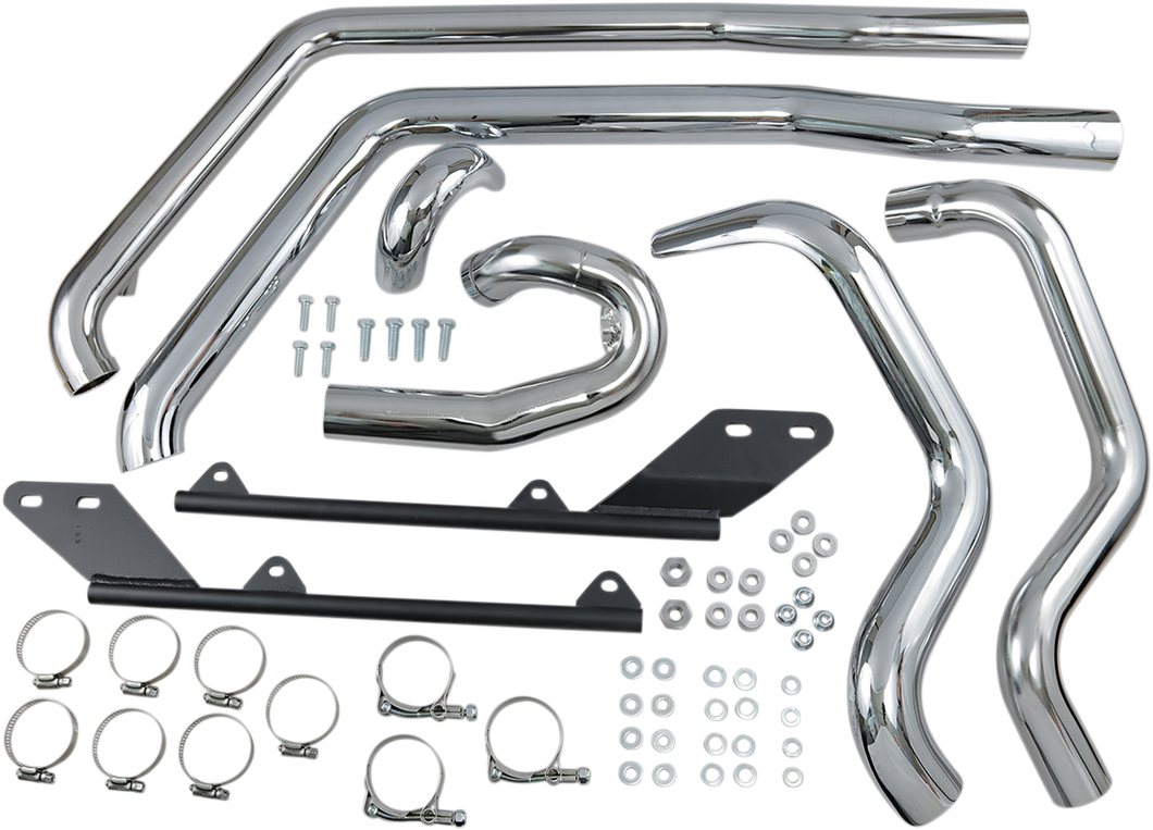 Tru Dual Exhaust - 07-17 Softail