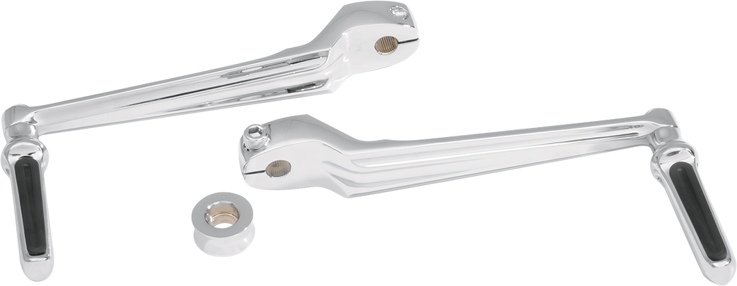 Heel/Toe Shift Lever - Chrome - FLHT 84+ - Lutzka's Garage