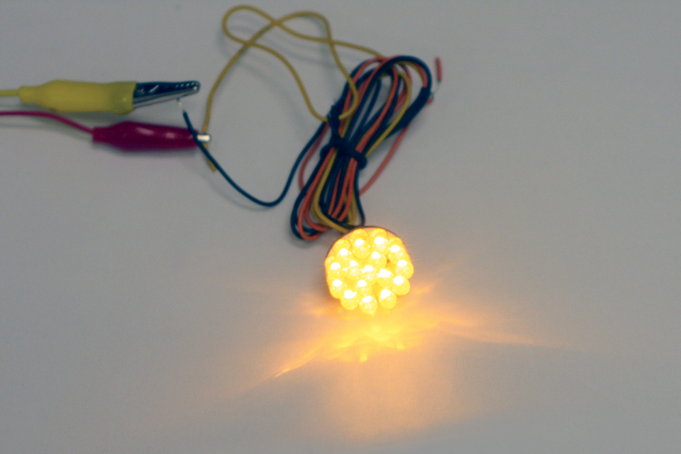 1" Universal LED Cluster - Amber - Lutzka's Garage