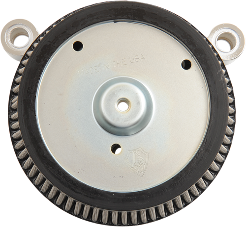 Synthetic Stage-1 Air Cleaner - Chrome - FLH - Lutzka's Garage