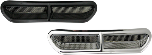 Fairing Vent Cover - Chrome - Lutzka's Garage