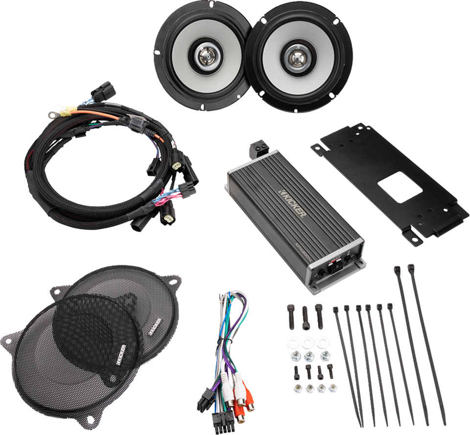6-1/2" Speaker/300 W Amplifier Kit - Harley Davidson