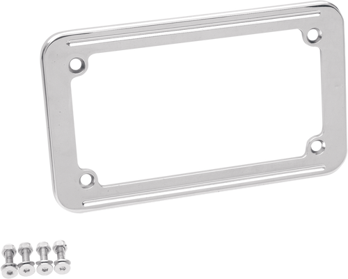 License Plate Frame - Chrome - Lutzka's Garage