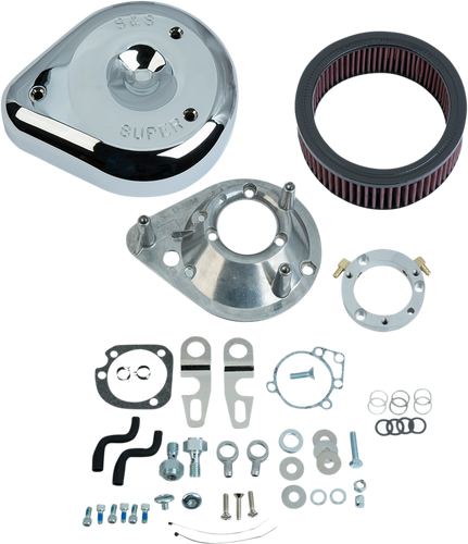 Teardrop Air Cleaner - Chrome - XL - Lutzka's Garage