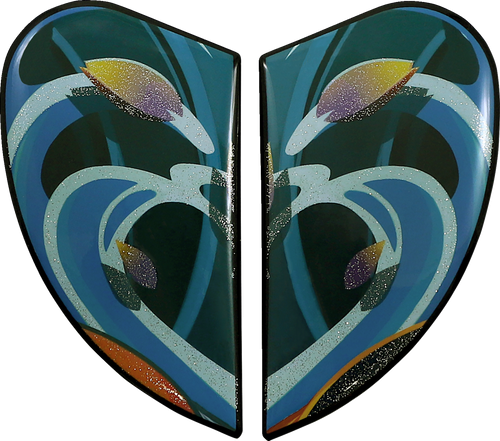 Airframe Pro Side Plates - Koi - Blue - Lutzka's Garage