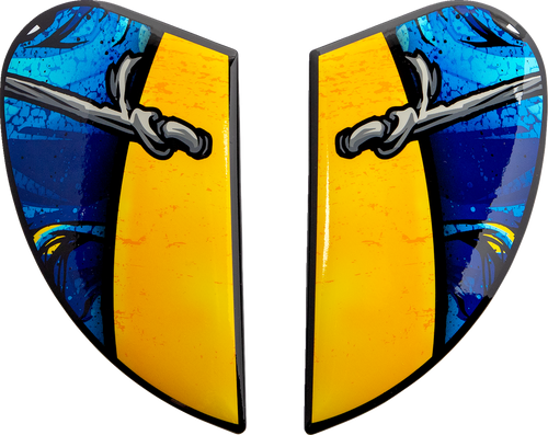 Airform Side Plates - Brozak - Blue - Lutzka's Garage