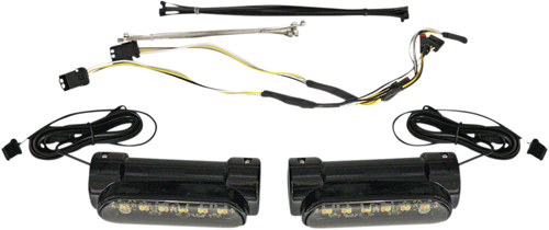 Engine Guard Light - FLH - Black - Lutzka's Garage