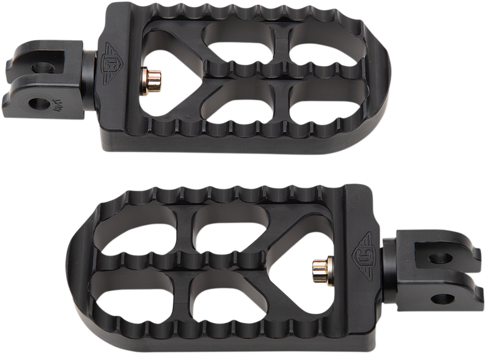 Foot Peg - Serrated - Black - Long - Lutzka's Garage