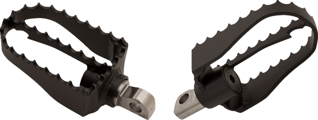 MX Footpegs - Driver/Passenger - Black - Lutzka's Garage