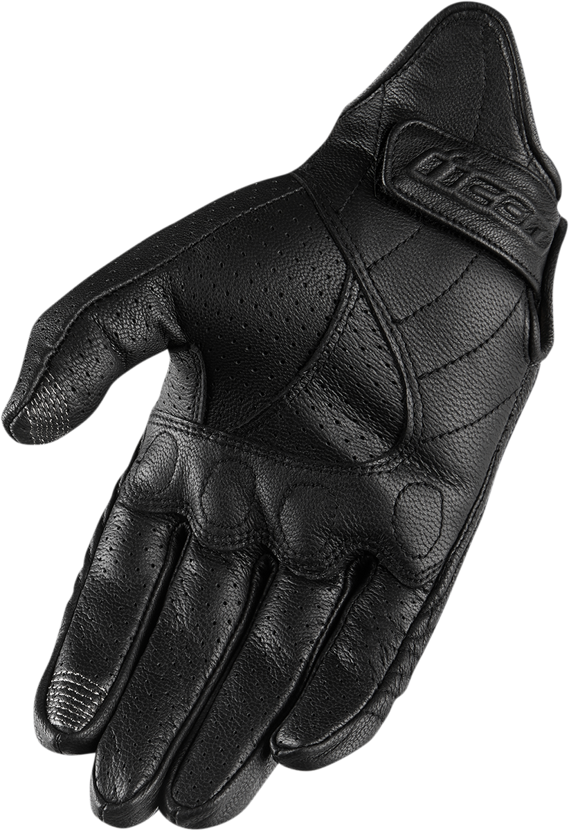 Womens Perforated Pursuit™ Gloves - Black - XS - Lutzka's Garage