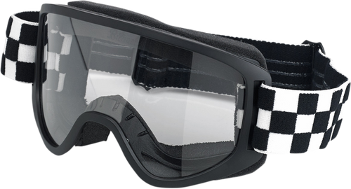 Moto 2.0 Goggles - Checkers - Black - Lutzka's Garage