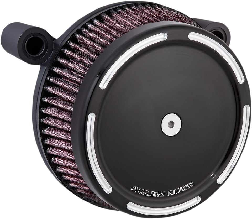 Slot-Track Synthetic Stage-1 Air Cleaner - Black - Evolution - Lutzka's Garage