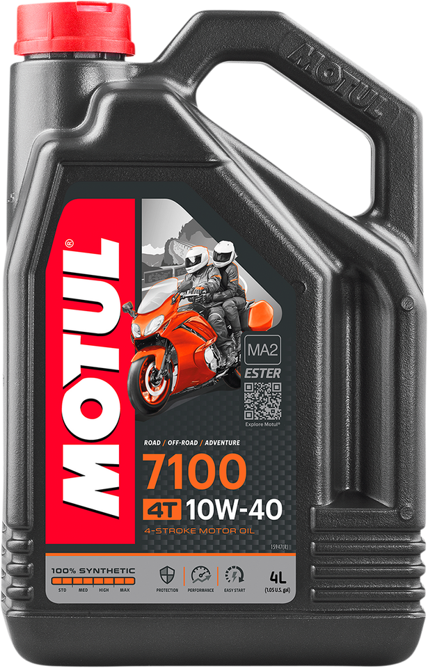 7100 4T Synthetic Oil - 10W-40 - 4 L - Lutzka's Garage
