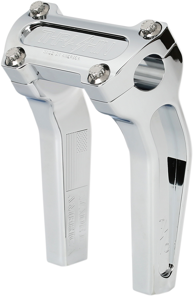 Risers - Pull Back - 6-1/2" - Chrome - Lutzka's Garage