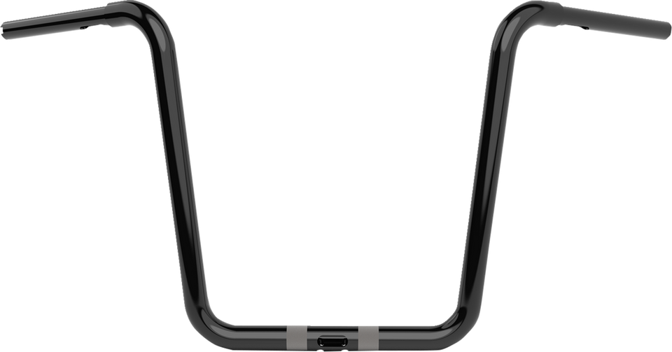 Handlebar - Twin Round - 16" - Black - Lutzka's Garage