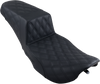 Step Up Seat - Lattice Stitched - Black - FLHR/FLHX - Lutzka's Garage