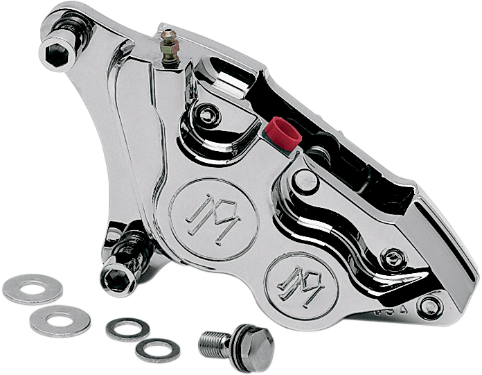 Caliper - Front Right - Chrome - 84-99 Harley-Davidson - Lutzka's Garage